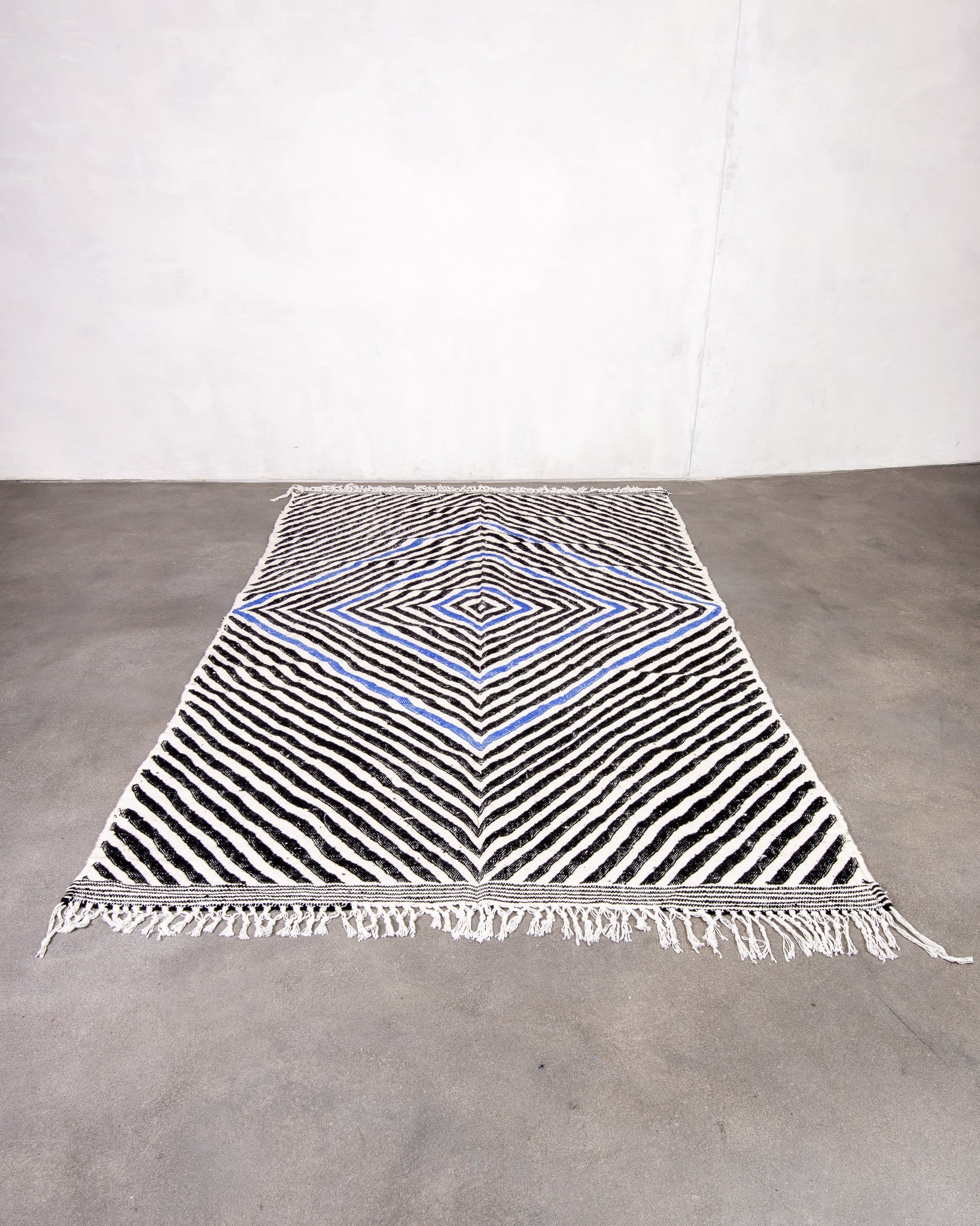Modern designer handcrafted Berber rug from morocco Kelim with beautiful colors and patterns